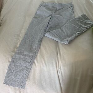 US 4 Carolina Belle blue stripped stretchy pants